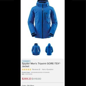Spyder kids ski jacket